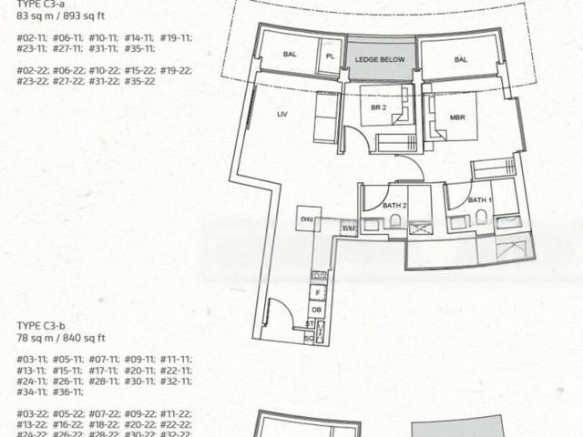 One Pearl Bank D3, Apartment