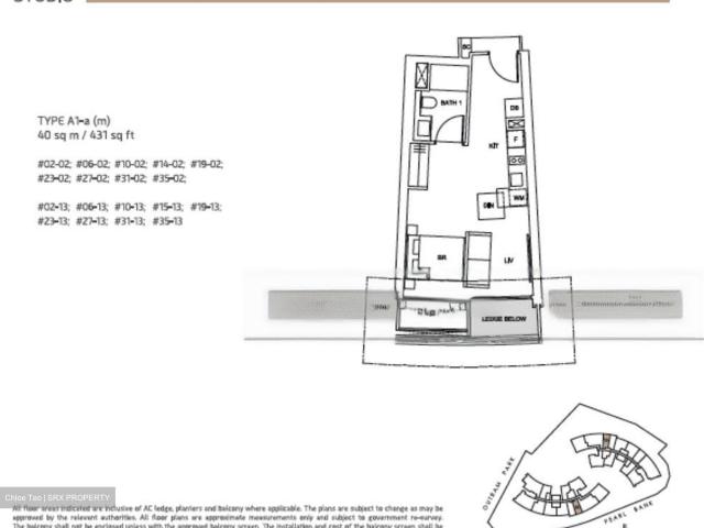 One Pearl Bank D3, Apartment
