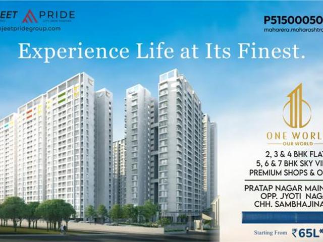 One World Phase 1,Shahnoorwadi 4 BHK Apartment For Sale Aurangabad
