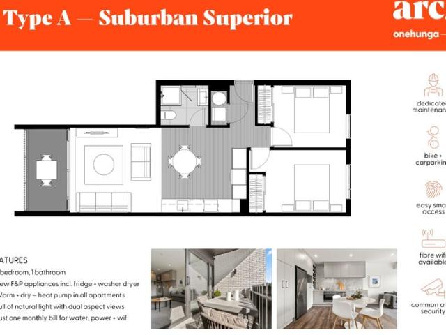 onehunga, 2 bedrooms