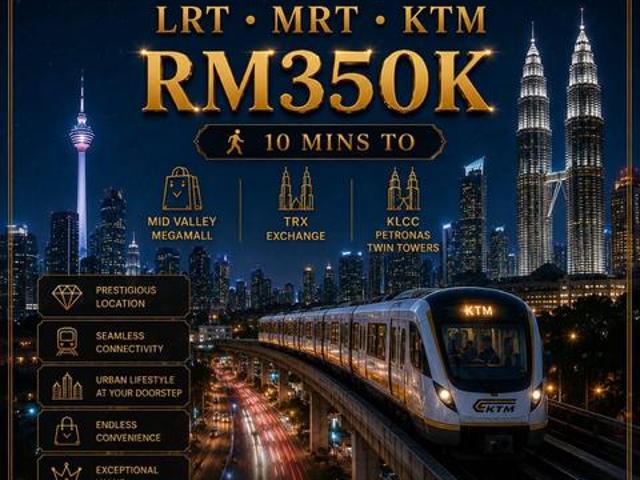 Only HereLink to MRT LRT10Min to MidvalleyVeloTRXDual Key 23 R
