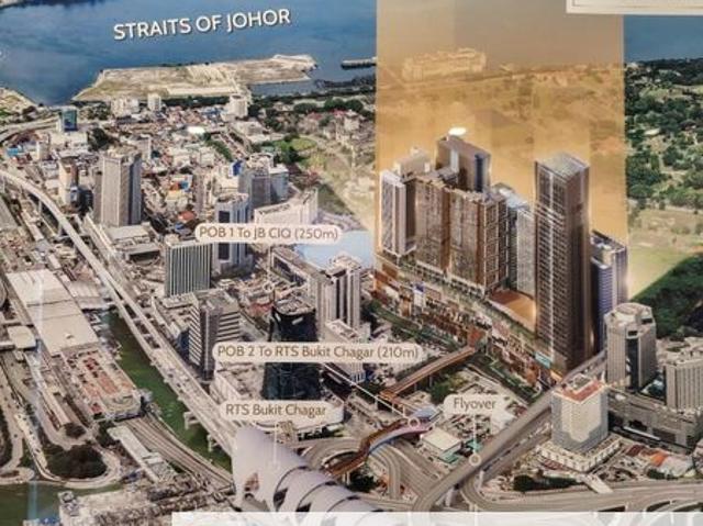 ONLY 3 Mins Walk To RTS & CIQ NEW PROJECT JOHOR BAHRU Easy Access To Singapore