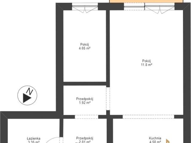 Os. Złotego Wieku 28 m², Kraków