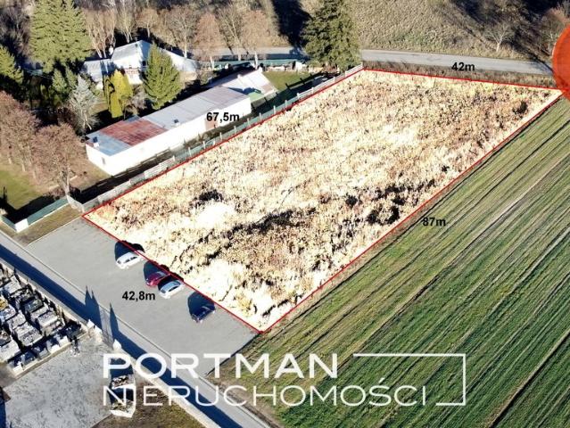 Działka pod działalność w Osiecku, media, 3096 m²