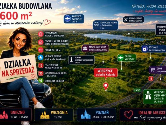 Osiedle Kolonia 1 600 m², Wierzyce