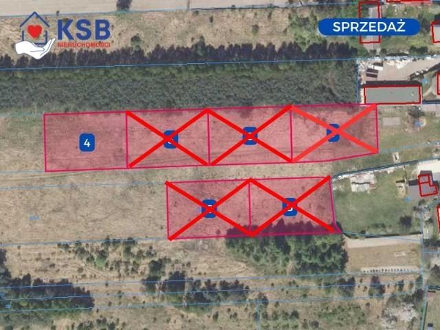 Ostatnia działka 1200 m2 w Magonie z WZ i dostępem do lasu