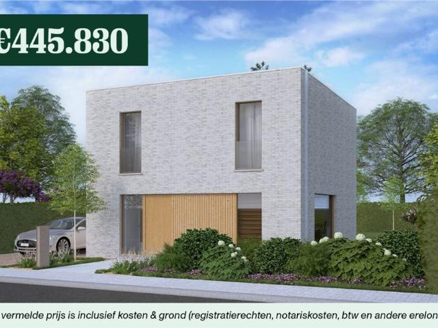 Op maat gemaakte nieuwbouwwoning te koop in Meulebeke