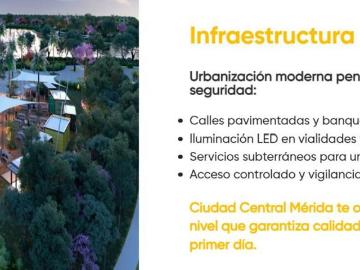 Oportunidad. Traspaso 2 Lotes Ciudad Central Mérida, Precio 2021