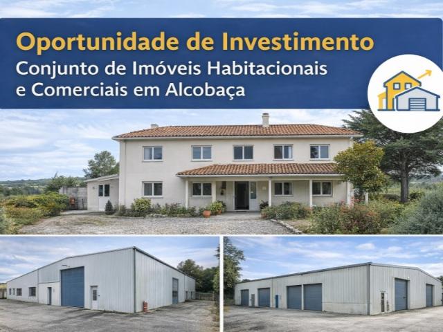 Oportunidade de Investimento | Conjunto de Imóveis Habitacionais e Comerciais em Alcobaça