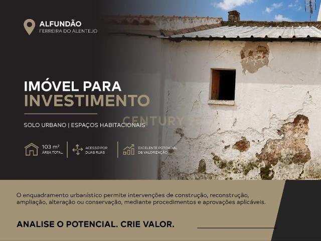 Oportunidade de Investimento em Solo Urbano | Alfundão