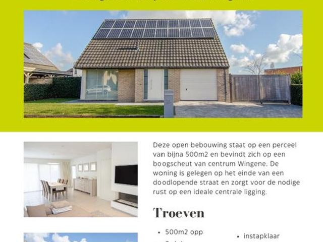 Open bebouwing in doodlopende straat met 3 slaapkamers en z