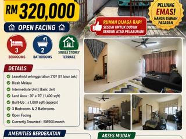 OPEN FACING Taman Bentara Teluk Panglima Garang Klang