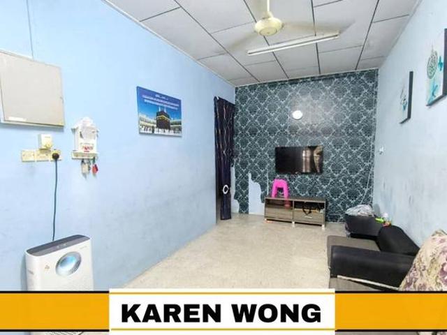 OPEN FACINGMEDIUM COST TAMAN SEJATI INDAH 1 Storey Terrace for Sale