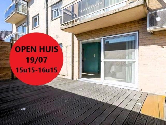 OPEN HUIS ZATERDAG 19/07 van 15.15u tot 16.15u. Gelijkvloers