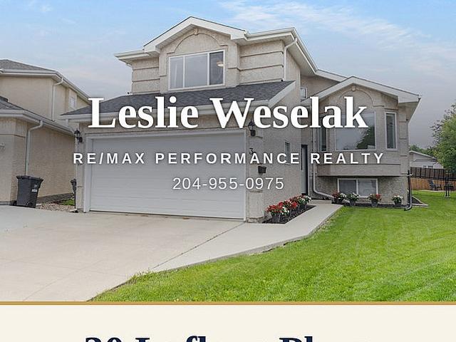 Open House Sun July 12 | 30 Lafleur Place, St. Norbert | 4 Bed