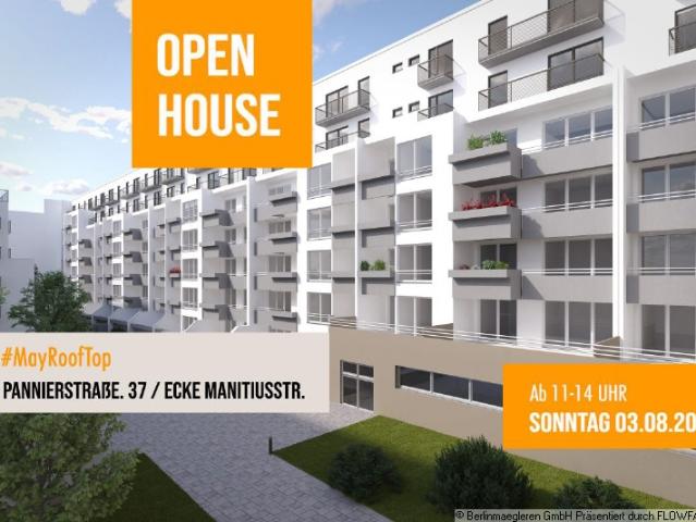 MayRoofTop: Exklusive 1 Zimmer Wohnung nahe Maybachufer