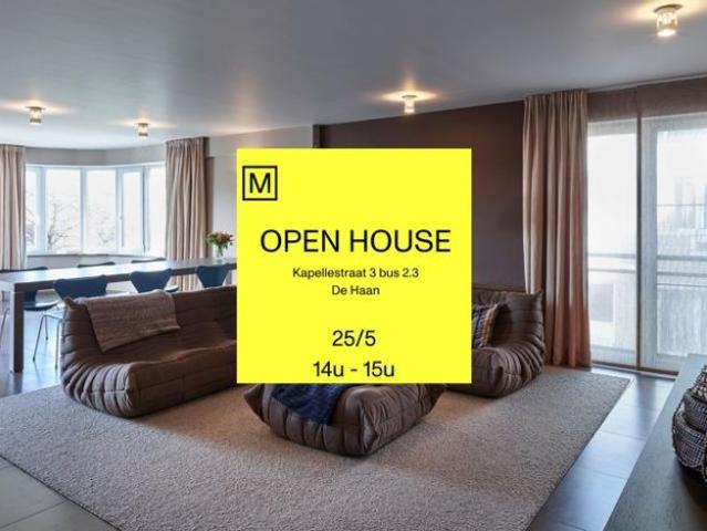 OPEN HOUSE 25/5 Royaal drie slaapkamer appartement met ZW