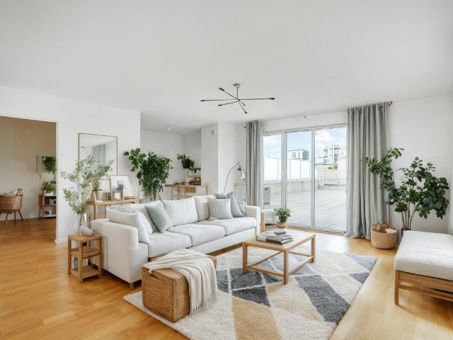 Opportunité ! 5 pièces dernier étage avec belle terrasse et double parking