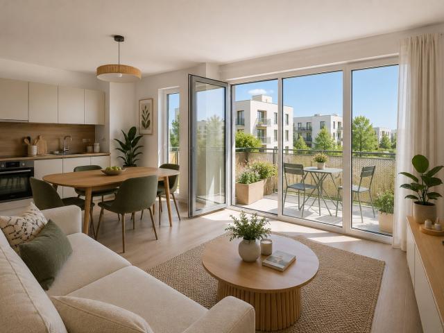 OPPORTUNITE 2 pièces de 41,50 m² avec balcon de 12,60 m², parking et cave 2 pièces, 42 m²