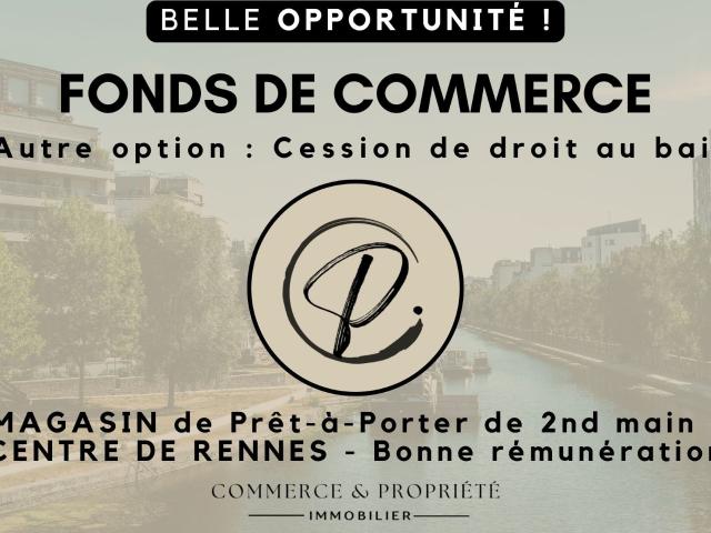 ! OPPORTUNITÉ COMMERCIALE EN HYPER CENTRE !
