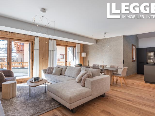 Opportunité exceptionnelle d’un appartement neuf T4 ski au pied dans le village charmant du Bettex 3 Vallées