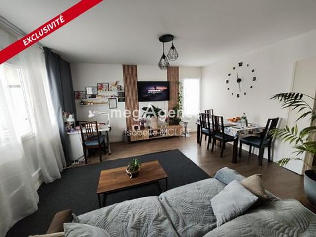 Appartement de 3 pièces rénové avec grand balcon