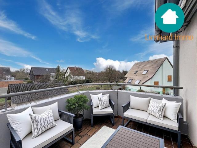 OPPORTUNITE LA WANTZENAU très bel appartement DUPLEX 4p 100m2 a
