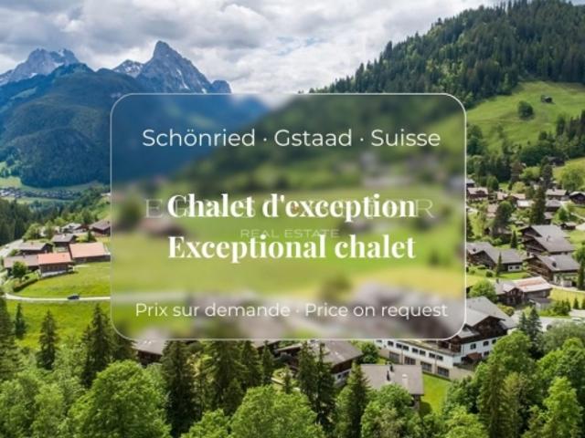 Opportunité rare et unique à Schönried