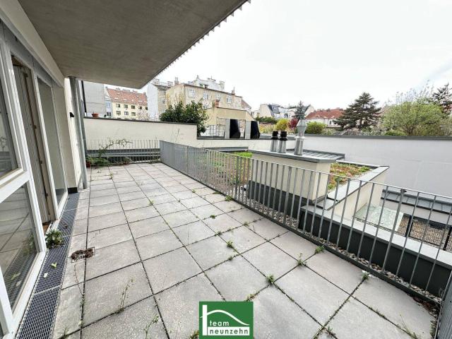Optimal vermietbar! 3.5 Zimmer Wohnung in Hofruhelage und direkter Nähe zu U6 Floridsdorf mit großer Terrasse!