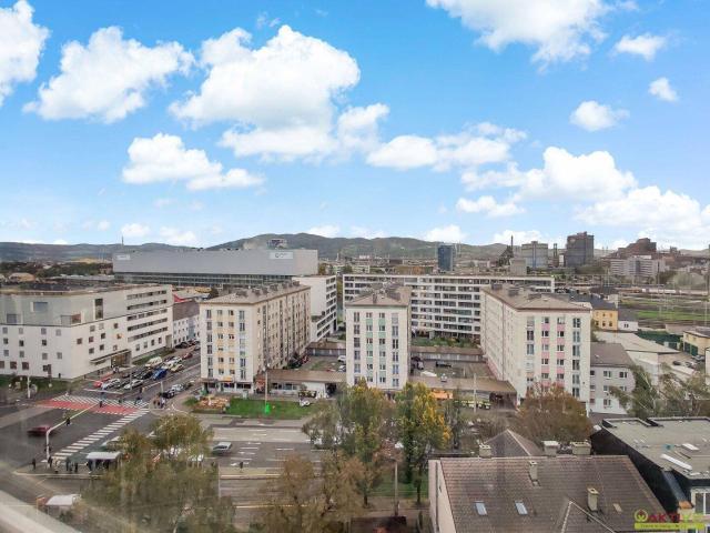 Optimierte Wohnung mit Fernblick, Loggia und Keller. Vielfältige Infrastruktur