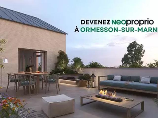Ormesson sur Marne 94490 Programme neuf appartement neuf à vendre t3 HQE