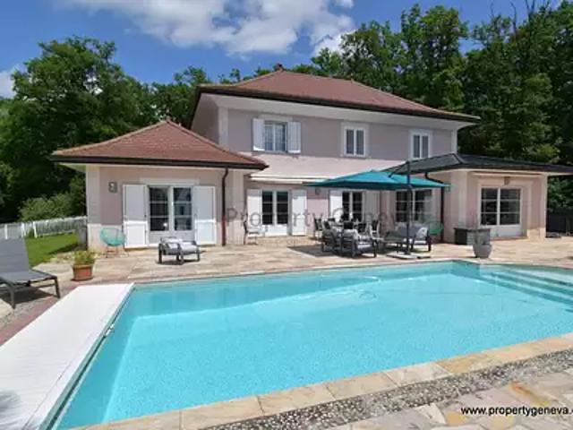 Ornex 01210 Achat / Vente maison 7 pièces t7 piscine