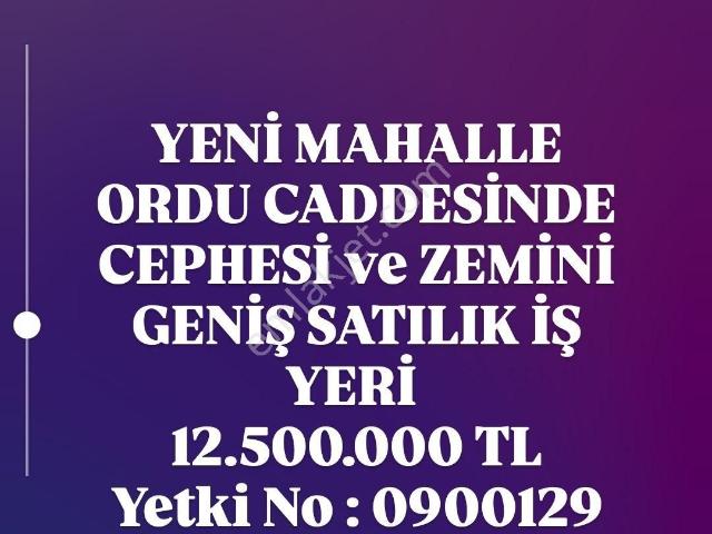 Ordu Caddesinde Full Geniş Satılık İş Yeri