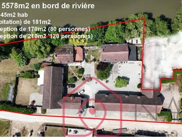 Orléans périphérie ensemble immobilier 2 habitations 2 salles de réception