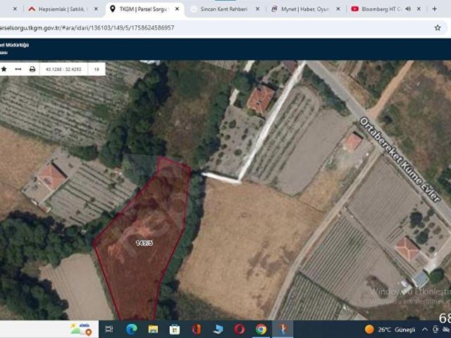 ORTA BEREKET KÖY İÇİ MÜKEMMEL KONUMDA BAĞ BAHÇE EV YERİ