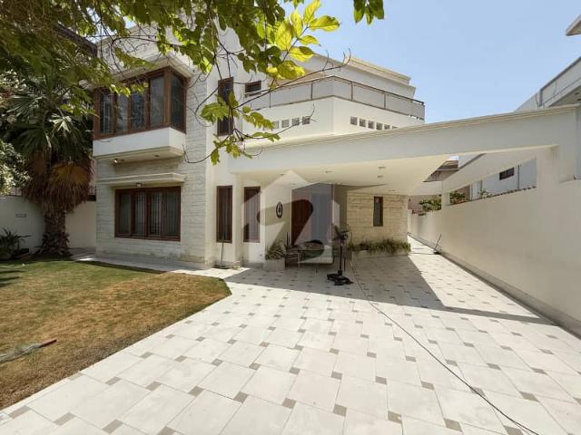 Owner Built 5 Bedrooms With Attached Bathrooms Double Storey 550 Square Yards Bungalow Is Available For Sale At Prime Location Of Khayaban E Badban, DHA Phase VII, Karachi