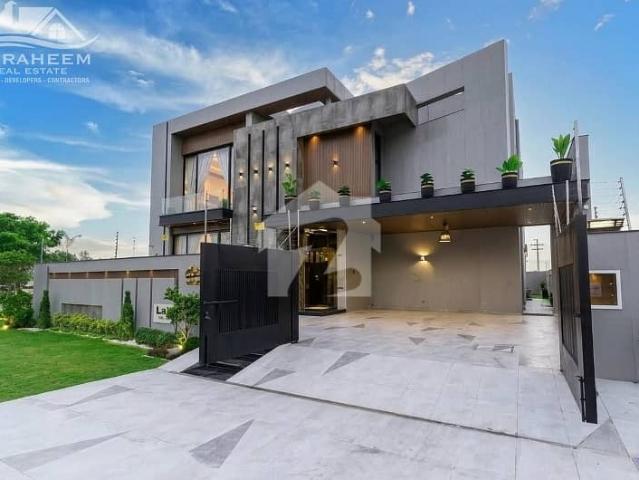 Indoor swimming pool 1 kanal full basement ultra modern fully furnished luxury villa for sale in dha phase 5 near to park