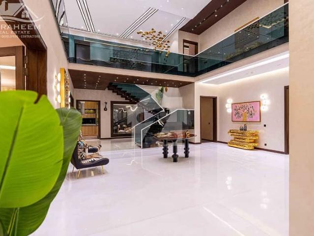 Owner needy 2 kanal brand new ultra modern fully furnished villa for sale in phase 6 near to raya