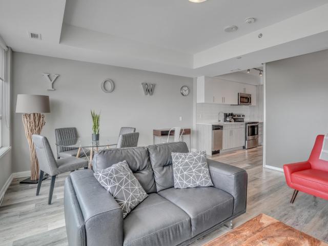 Ottawa Furnished Condo for Rent Chic Studio with Private Entrance and Balcony