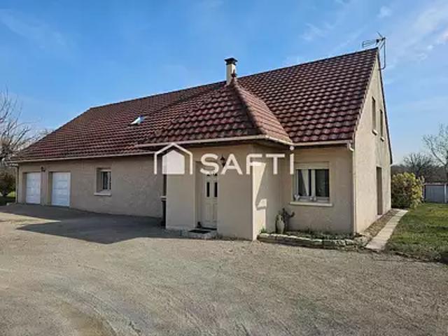 Ouroux sur Saône 71370 Achat / Vente maison 8 pièces t8 parking