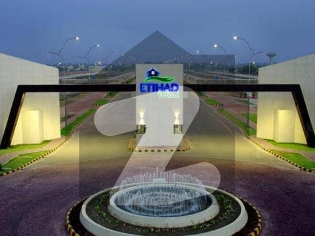 Oval Commercial 5.33 Marla Plot In Etihad Town Phase 2 Flexible Payment Plan