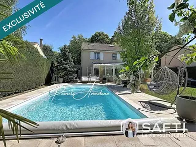 Ozoir la Ferrière 77330 Achat / Vente maison 8 pièces t8 piscine terrasse