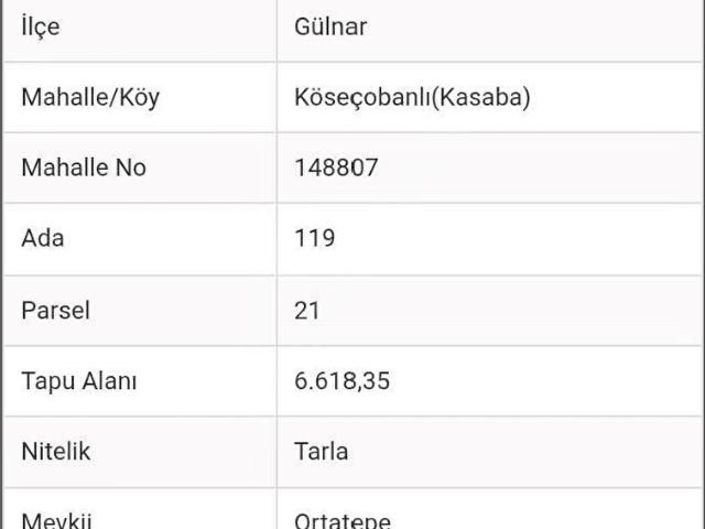 'ÖZGÜVEN'DEN GÜLNAR BARDAT YAYLASINDA YERLEŞİME YAKIN TARLA'