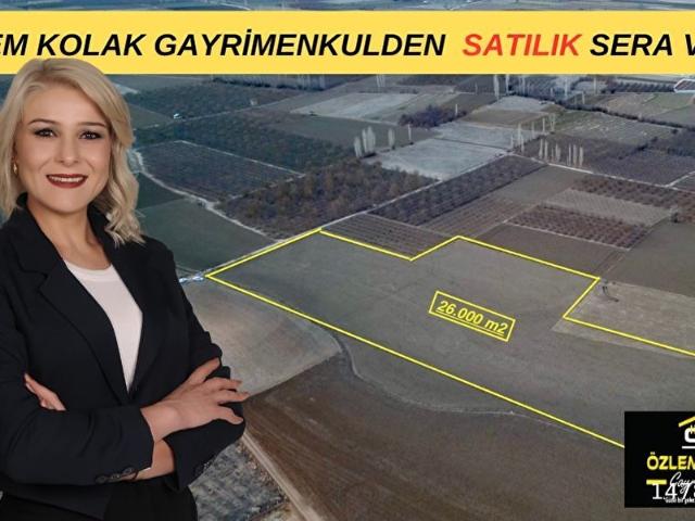 !ÖZLEM KOLAK GAYRİMENKUL'DEN! ELMALI TEKKE MAHALLESİNDE SATILIK 26.000 m2 ARSA