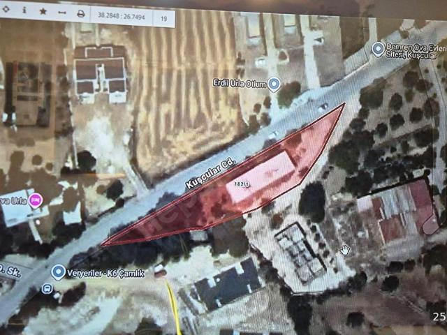ÖZPA URLA KUŞÇULARDA YOLA 140 METRE CEPHELİ İMARLI ARSA
