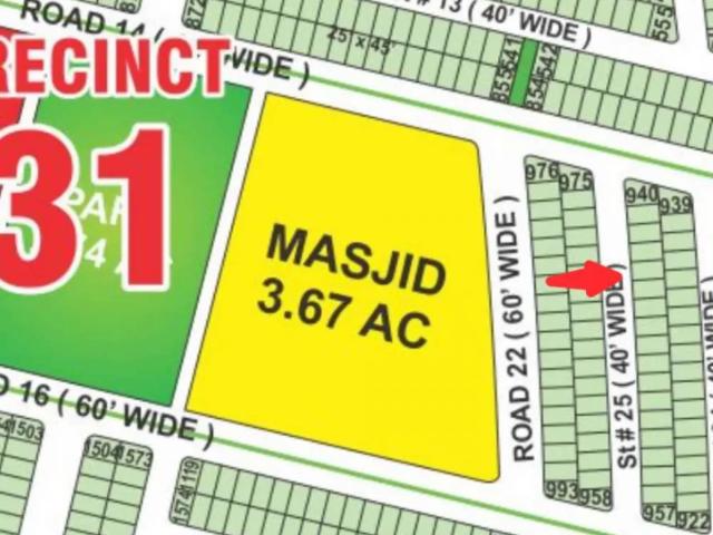P31 West Open Plot Karachi Bahria Town Karachi ID 17212