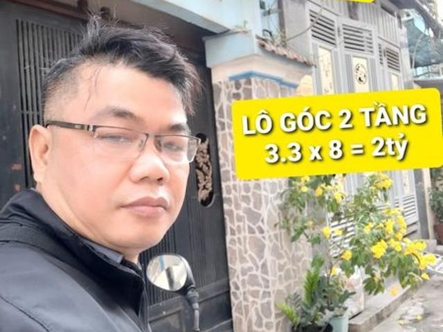 ĐẸP Long Lanh lại Lô Góc có 2 tỷ Phạm Văn Chiêu Phường 14 Gò Vấp TPHCM