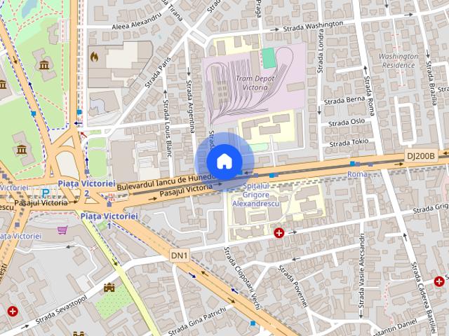 P ta Victoriei de inchiriat apt 2 camere parter vedere@curte cu pomi posib de parcare langa bloc!