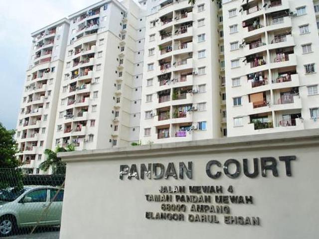 Pandan Court Condo Ampang 818sf Taman Pandan MewahGround Floors