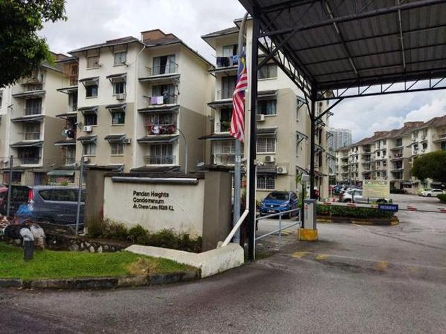 Pandan Heights Condominium 850sqf Ampang1k bookingFull loanRENO